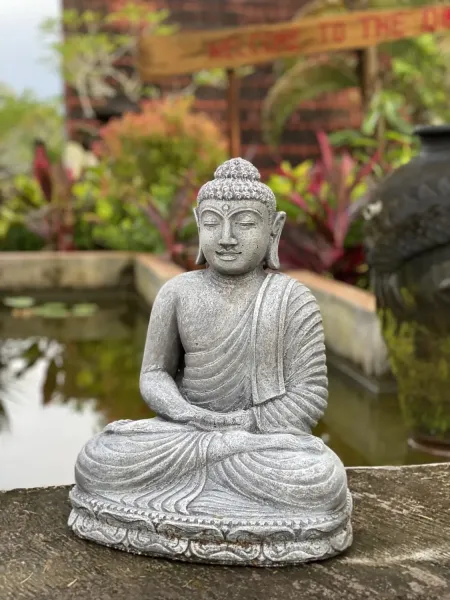 Arian - Seated Buddha Meditation, 45cm H | cast stone 